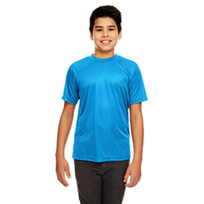 UltraClub Youth Cool & Dry Sport Performance Interlock T-Shirt 8420Y Youth Cool & Dry Sport Performance Interlock T-Shirt Thumbnail