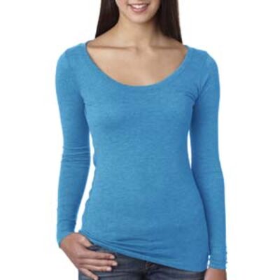Next Level Apparel Ladies' Triblend Long-Sleeve Scoop 6731 Ladies' Triblend Long-Sleeve Scoop Thumbnail