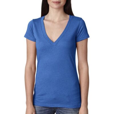 Next Level Apparel Ladies' Triblend Deep V 6740 Ladies' Triblend Deep V Thumbnail