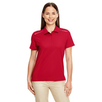 Ladies' Radiant Performance Piqué Polo with Reflective Piping Thumbnail