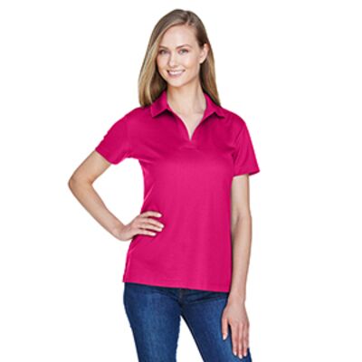 CrownLux Performance® Ladies' Plaited Polo Thumbnail