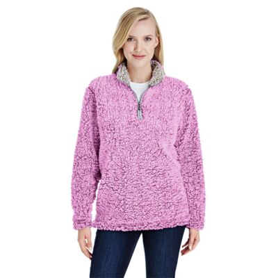 J. America Ladies' Epic Sherpa Quarter-Zip JA8451 Ladies' Epic Sherpa Quarter-Zip Thumbnail