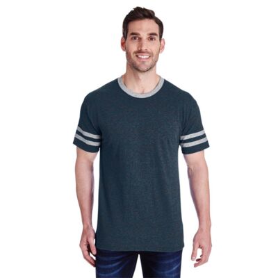 Adult TRI-BLEND Varsity Ringer T-Shirt Thumbnail