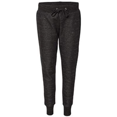 Ladies' Melange Fleece Jogger Pant Thumbnail
