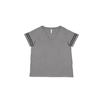LAT Ladies' Curvy Football T-Shirt 3837 Ladies' Curvy Football T-Shirt Thumbnail