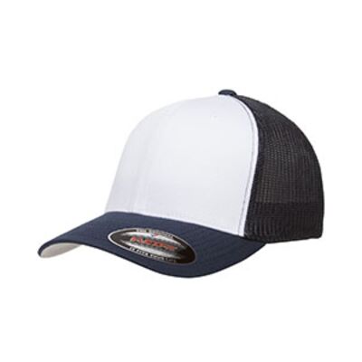Flexfit Trucker Mesh with White Front Panels Cap Thumbnail