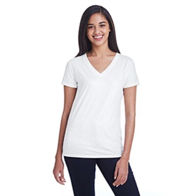 Ladies' Liquid Jersey V-Neck T-Shirt Thumbnail