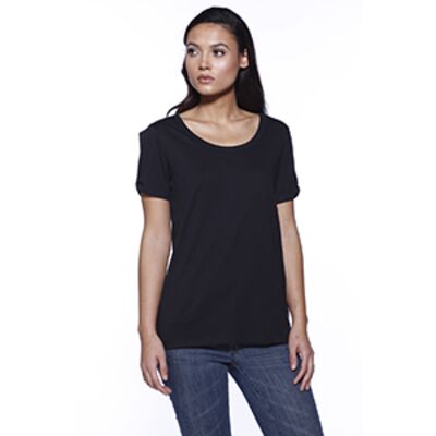 StarTee Ladies' CVC Twist Sleeve Top ST1414 Ladies' CVC Twist Sleeve Top Thumbnail