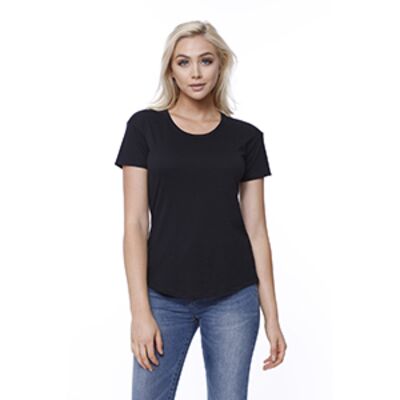 StarTee Ladies' CVC Melrose High Low T-shirt ST1420 Ladies' CVC Melrose High Low T-shirt Thumbnail