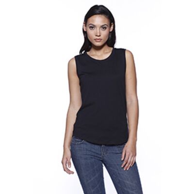 StarTee Ladies' CVC Sleeveless T-shirt ST1452 Ladies' CVC Sleeveless T-shirt Thumbnail