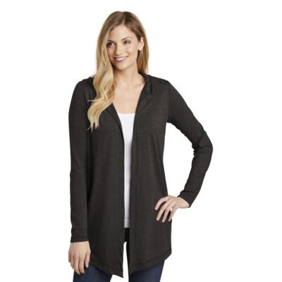 District Women's Perfect Tri ® Hooded Cardigan DT156 Women's Perfect Tri ® Hooded Cardigan Thumbnail
