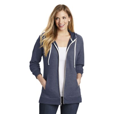 District Women's Perfect Tri ® French Terry Full Zip Hoodie DT456 Women's Perfect Tri ® French Terry Full Zip Hoodie Thumbnail