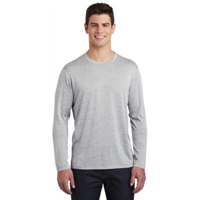 Sport Tek PosiCharge ® Long Sleeve Electric Heather Tee ST390LS PosiCharge ® Long Sleeve Electric Heather Tee Thumbnail