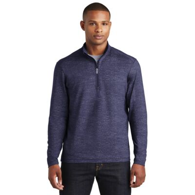 Sport Wick ® Stretch Reflective Heather 1/2 Zip Pullover Thumbnail