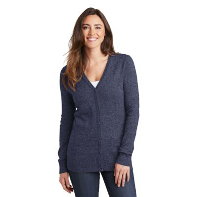 Port Authority Women's Marled Cardigan Sweater LSW415 Women's Marled Cardigan Sweater Thumbnail
