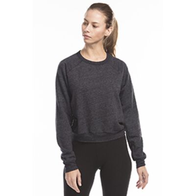 US Blanks Ladies' Sponge Fleece Crop Top US838 Ladies' Sponge Fleece Crop Top Thumbnail