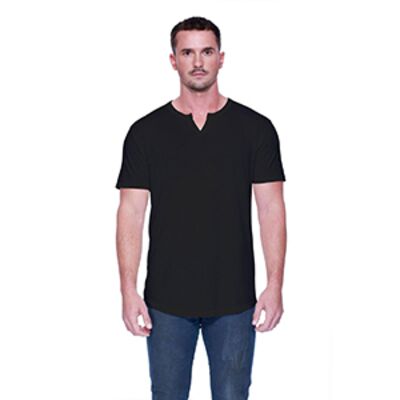 Men's CVC  Slit V-Neck T-Shirt Thumbnail