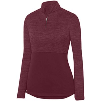 Augusta Sportswear Ladies' Shadow Tonal Heather Quarter-Zip Pullover 2909 Ladies' Shadow Tonal Heather Quarter-Zip Pullover Thumbnail
