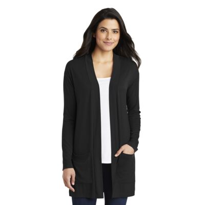 Port Authority Women's Concept Long Pocket Cardigan LK5434 Women's Concept Long Pocket Cardigan Thumbnail