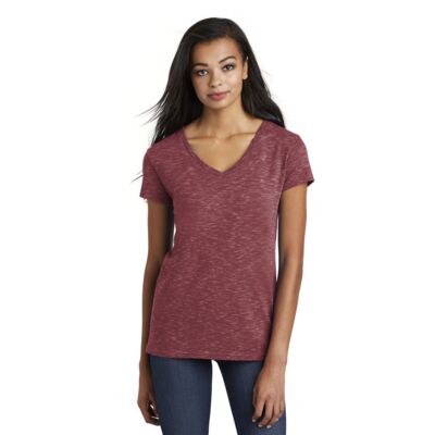 District Women's Medal V Neck Tee DT664 Women's Medal V Neck Tee Thumbnail