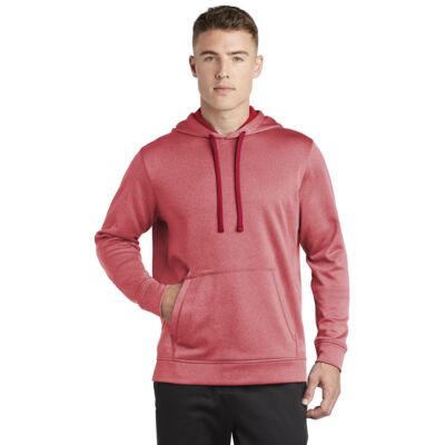 Sport Tek PosiCharge ® Sport Wick ® Heather Fleece Hooded Pullover ST264 PosiCharge ® Sport Wick ® Heather Fleece Hooded Pullover Thumbnail