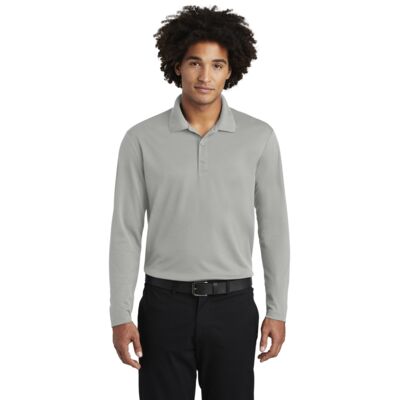 Sport Tek PosiCharge ® RacerMesh ® Long Sleeve Polo ST640LS PosiCharge ® RacerMesh ® Long Sleeve Polo Thumbnail