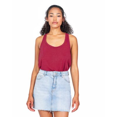 US Blanks Ladies' USA Made Sheer Cropped Racerback Tank Top US510 Ladies' USA Made Sheer Cropped Racerback Tank Top Thumbnail