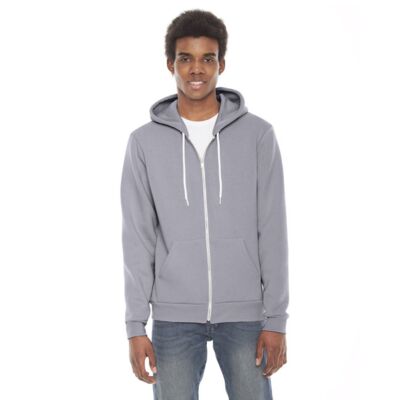 American Apparel Unisex Flex Fleece Zip Hoodie F497W Unisex Flex Fleece Zip Hoodie Thumbnail