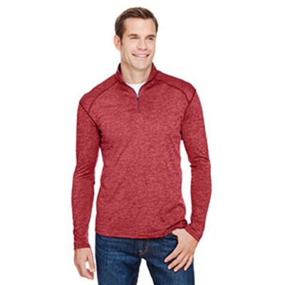 Men's Tonal Space-Dye Quarter-Zip Thumbnail