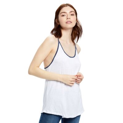 US Blanks Ladies' Burnout Y-Back Ringer Tank US272 Ladies' Burnout Y-Back Ringer Tank Thumbnail