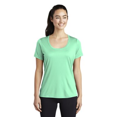 Sport Tek Women's Posi UV ® Pro Scoop Neck Tee LST420 Women's Posi UV ® Pro Scoop Neck Tee Thumbnail