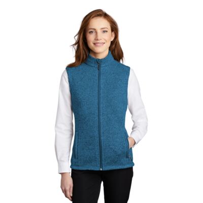 Port Authority Women's Sweater Fleece Vest L236 Women's Sweater Fleece Vest Thumbnail