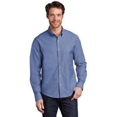 Port Authority Untucked Fit SuperPro Oxford S651 Untucked Fit SuperPro Oxford Thumbnail