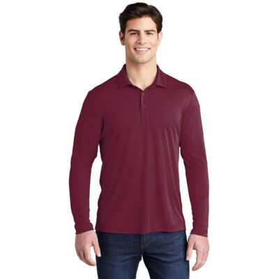 Sport Tek Posi UV ® Pro Long Sleeve Polo ST520LS Posi UV ® Pro Long Sleeve Polo Thumbnail