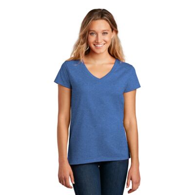 District Women's Re Tee V Neck DT8001 Women's Re Tee V Neck Thumbnail
