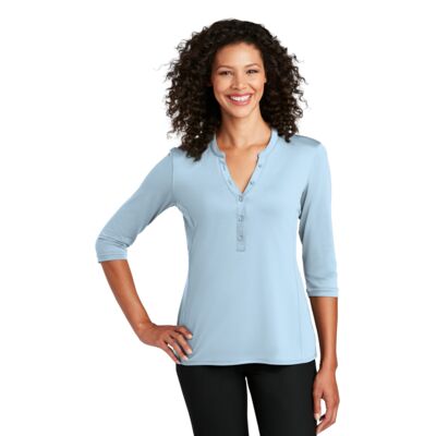 Port Authority Women's UV Choice Pique Henley LK750 Women's UV Choice Pique Henley Thumbnail
