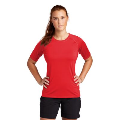 Sport Tek Women's Rashguard Tee LST470 Women's Rashguard Tee Thumbnail
