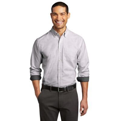 Port Authority SuperPro Oxford Stripe Shirt W657 SuperPro Oxford Stripe Shirt Thumbnail