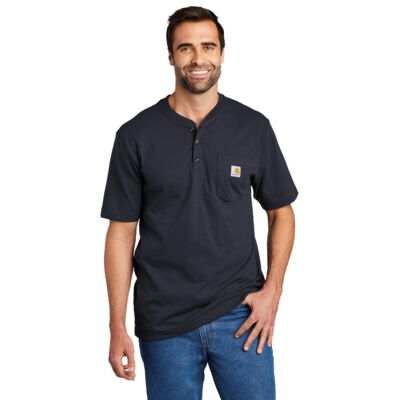 Carhartt Short Sleeve Henley T Shirt CTK84 Short Sleeve Henley T Shirt Thumbnail