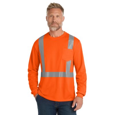 CornerStone Ansi 107 Class 2 Mesh Long Sleeve Tee CS201 Ansi 107 Class 2 Mesh Long Sleeve Tee Thumbnail