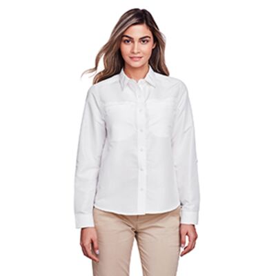 Harriton Ladies' Key West Long-Sleeve Performance Staff Shirt M580LW Ladies' Key West Long-Sleeve Performance Staff Shirt Thumbnail