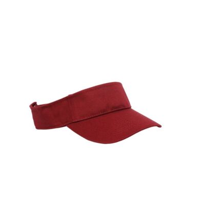 Cotton Woven Hook-And-Loop Adjustable Visor Thumbnail