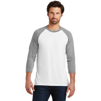 District ® Perfect Tri ® 3/4 Sleeve Raglan DM136 ® Perfect Tri ® 3/4 Sleeve Raglan Thumbnail