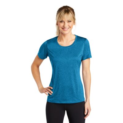 Sport Tek Ladies Heather Contender ™ Scoop Neck Tee LST360 Ladies Heather Contender ™ Scoop Neck Tee Thumbnail